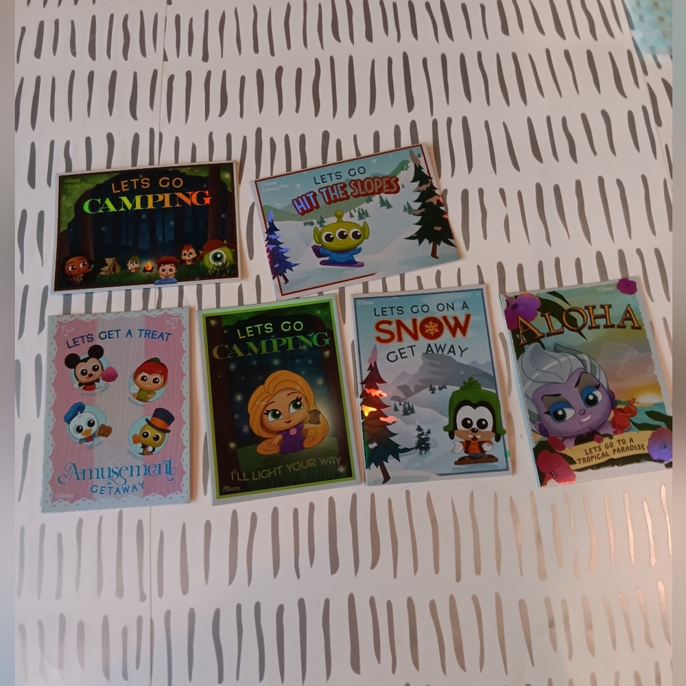 Colorful Card Set From DISNEY DOORABLES